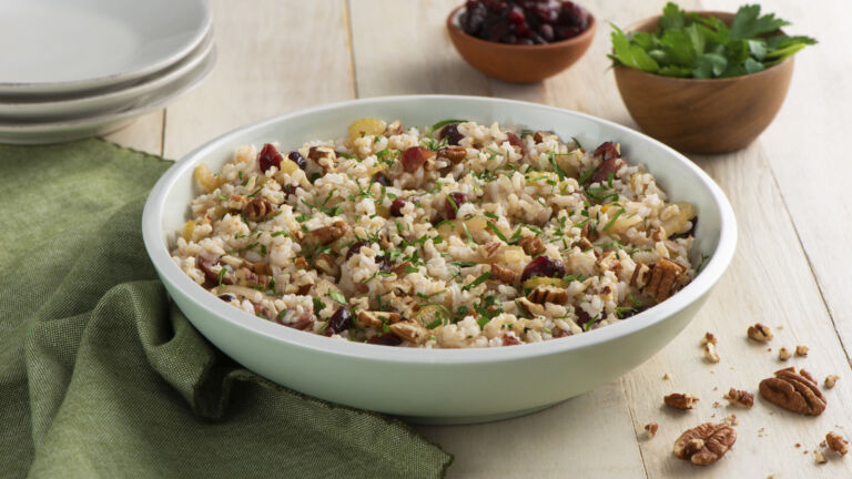 Cranberry Pecan Brown Rice Stuffing