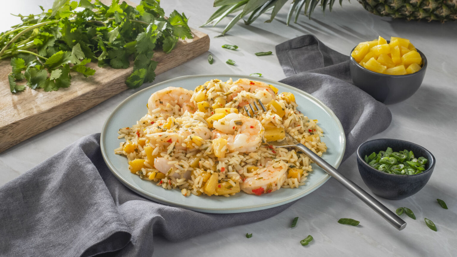 Thai Pineapple Shrimp Fried Rice Recipe