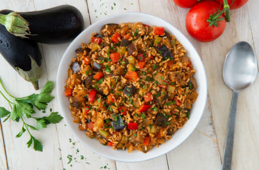 New Orleans Vegan Dirty Rice