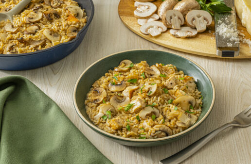 Mushroom Chicken Risotto