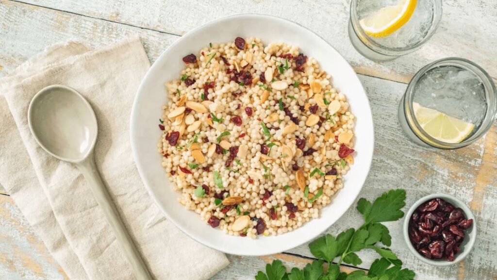cranberry salad with Pearl Couscous SuccessRice