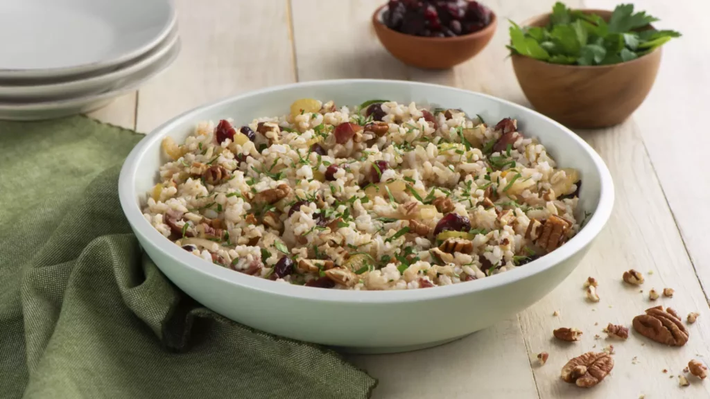 cranberry pecan brown rice stuffing recipe