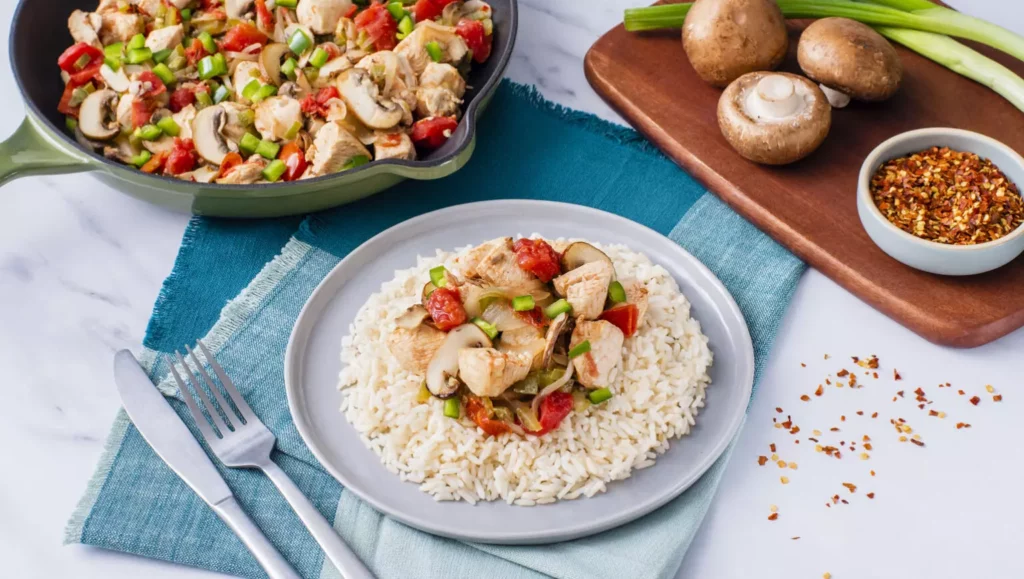 chicken creole cajun recipe with white rice