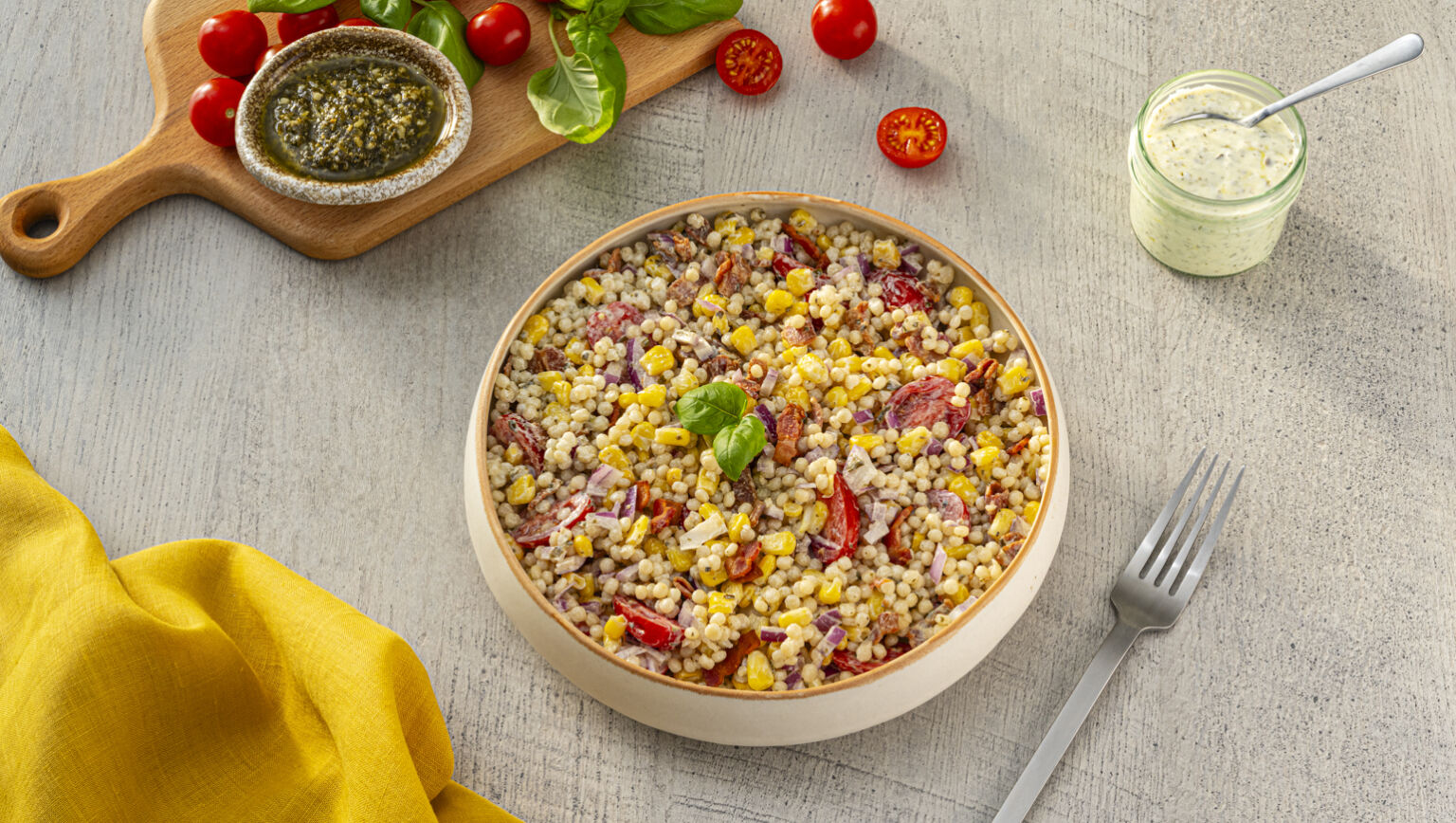 Summer Pearl Couscous Salad